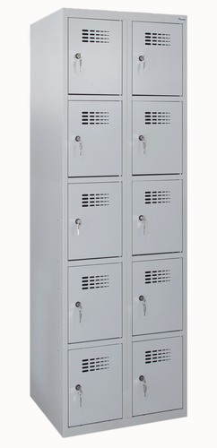 szafa 10-skrytkowa , 5 skrytek w pionie, 2kolumny